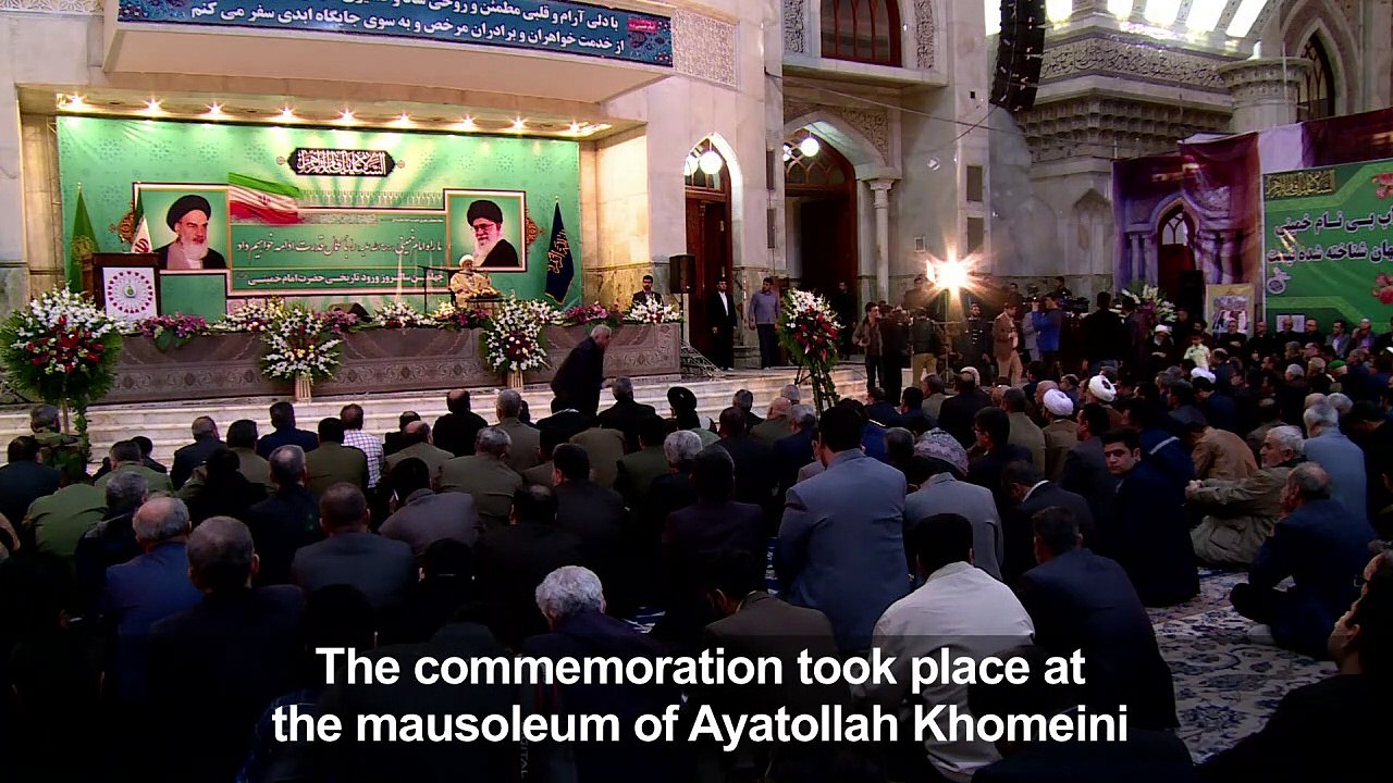 Iran fetes 40 years of Islamic revolution at Khomeini tomb