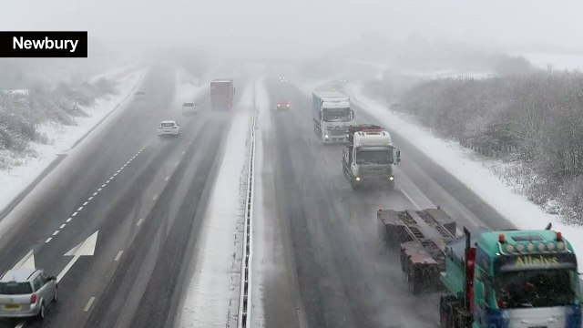 Royaume-Uni: circulation perturbée par la neige