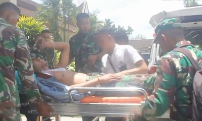 Anggota TNI yang Terluka Karena Diserang KKB Dievakuasi ke RSUD Mimika