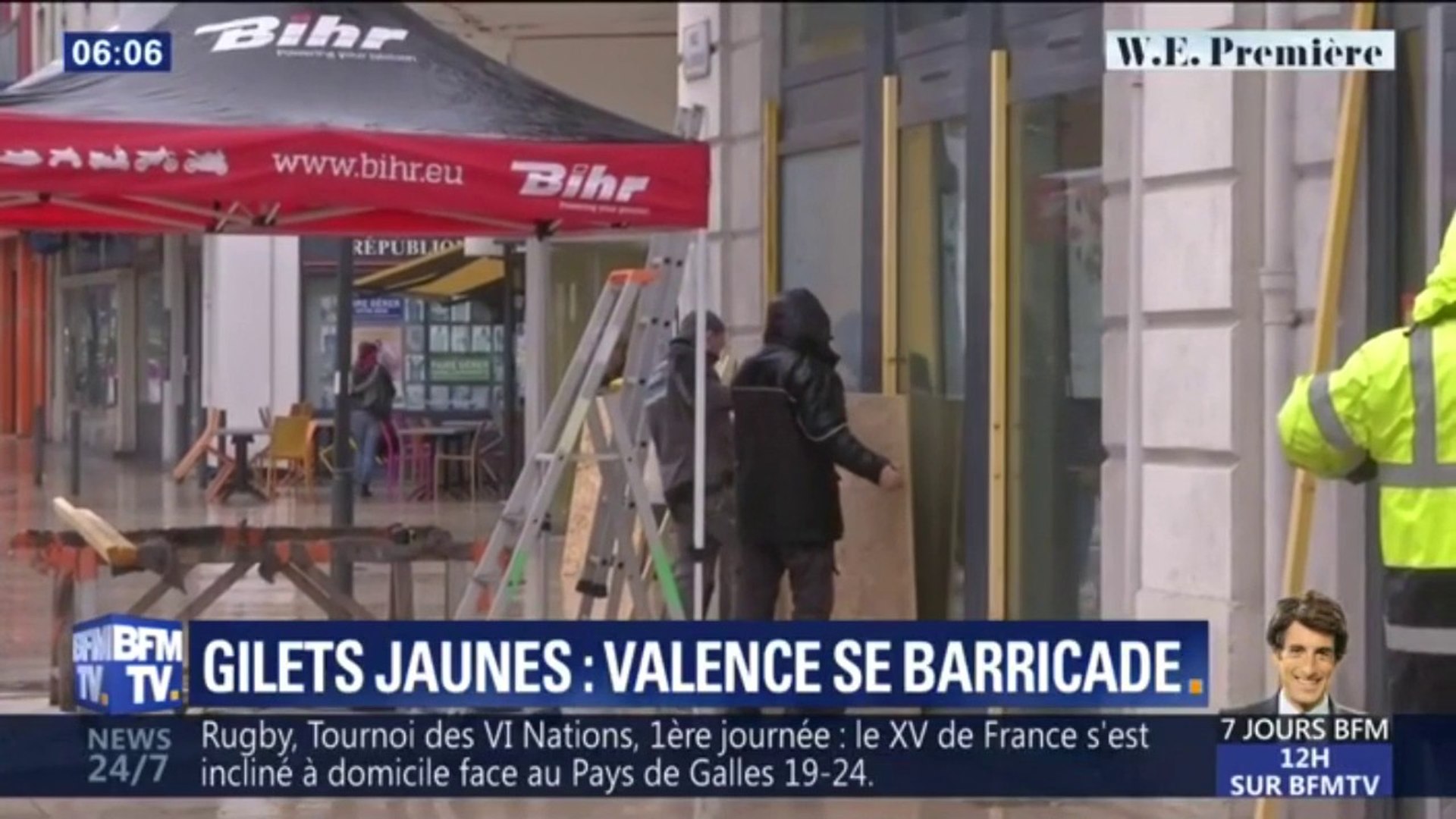 Gilets jaunes: Valence se barricade - Vidéo Dailymotion