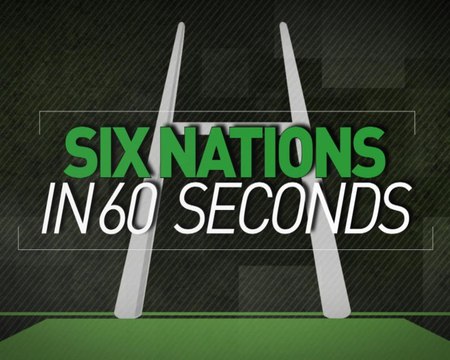 Six Nations - Week one in 60 seconds