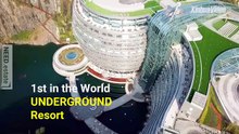 CHINA  World's 1st Underground Hotel in Shanghai
