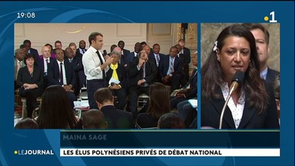 Les élus polynésiens n'ont pas participé au débat en raison du statut de pays d’outremer