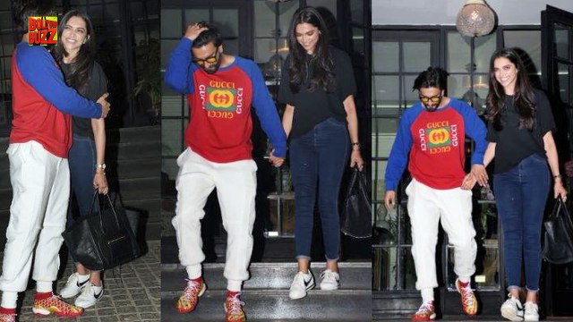 Ranveer Singh Fixes Deepika Padukone's Jeans & Kisses Her