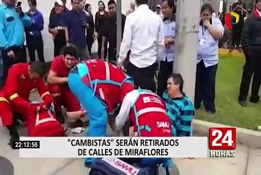 Miraflores: cambistas serán retirados de calles por razones de seguridad