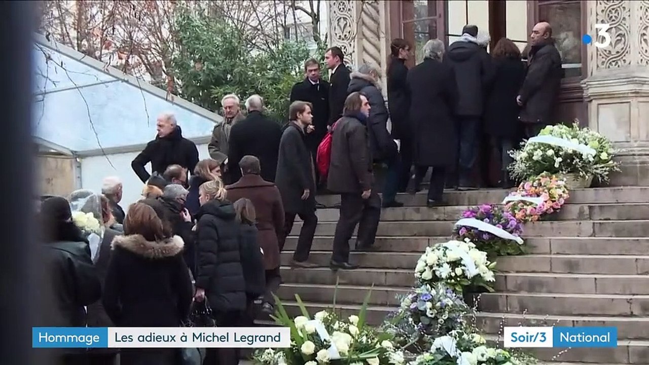 Obsèques et hommages émouvants à Michel Legrand