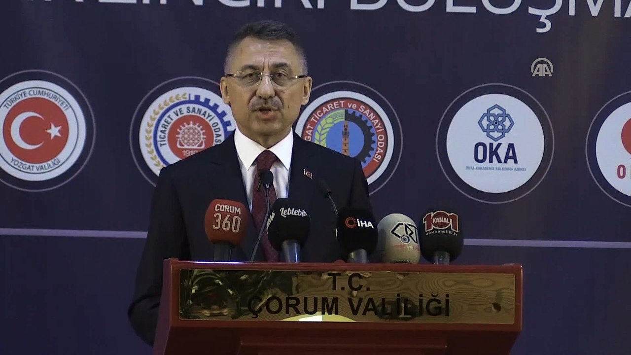 Cumhurbaşkanı Yardımcısı Oktay : 'Küresel ekonomide 'sadece kendi yağıyla kavrulma dönemi' bitmiştir' - ÇORUM