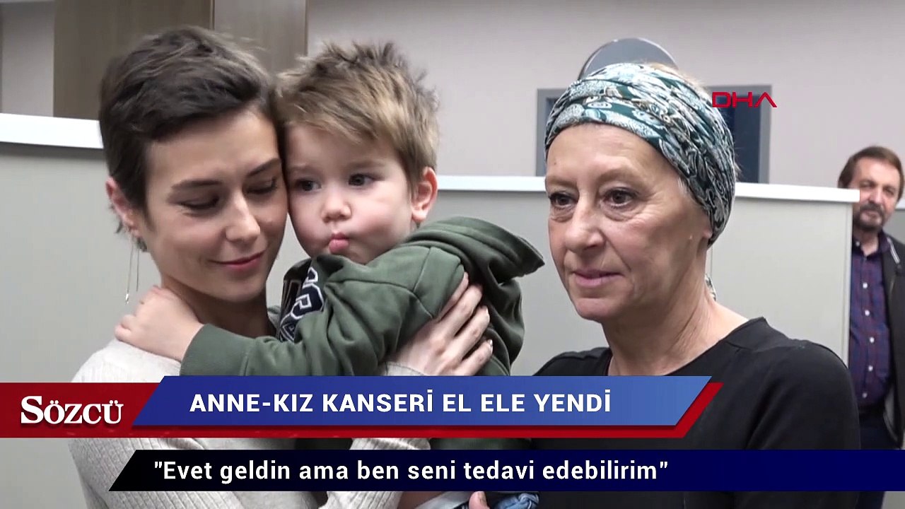 Anne kız kanseri beraber yendi