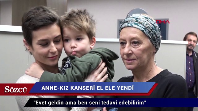 Anne kız kanseri beraber yendi