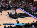 Westbrook drives in for emphatic dunk