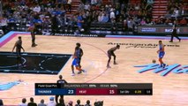 Westbrook feeds Grant for dunk