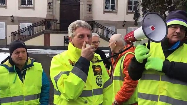 Thann : les gilets jaunes reçus à la sous-préfecture