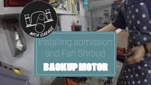 VW Beetle - Backup Motor Rebuild (part 5) - Installing Inlet manifold and fan shroud #vwbeetle #vw