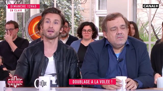 Philippe Lacheau et Didier Bourdon pour le film Nicky Larson et le parfum de Cupidon sont sur le plateau de Mouloud Achour dans Clique, ce dimanche à 12h45 sur Canal+