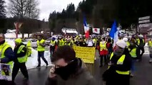 Gérardmer : manifestation dans le calme d'une centaine de Gilets Jaunes