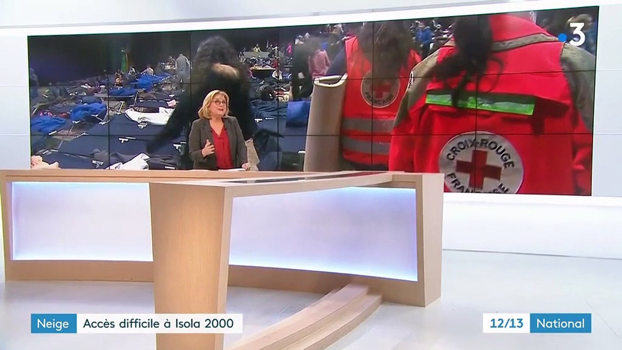 Alpes-Maritimes : la neige rend l’accès difficile à Isola 2000