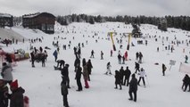 Uludağ'da Sömestir ve Hafta Sonu Yoğunluğu