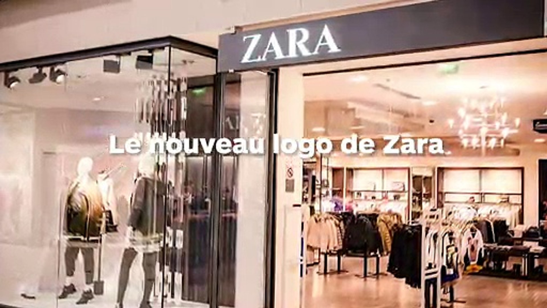 Le nouveau logo de Zara est critiqué - Vidéo Dailymotion