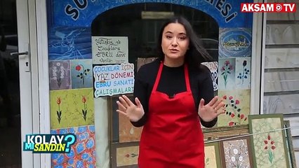 Ebru sanatçısı olmak kolay mı?