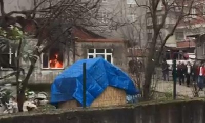 Sobayı yakarken evi yaktı