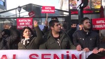 CHP Önünde Altınok Öz'ün Kartal Adaylığı İçin Eylem