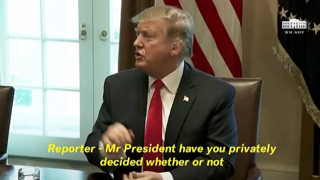 Trump Says 'Good Chance' He'll Declare National Emergency Over Border Wall