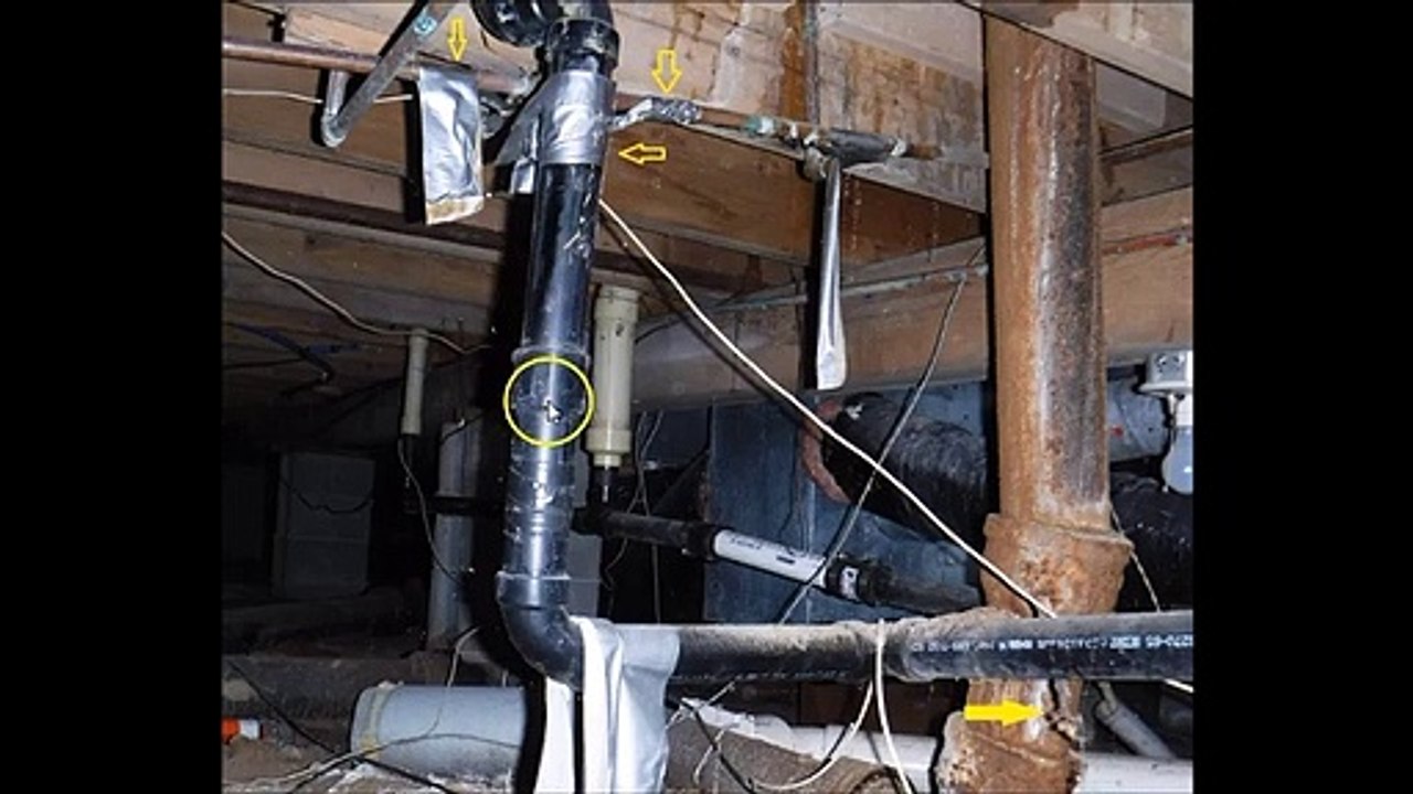 Home Inspector Explains Plumbing Issues
