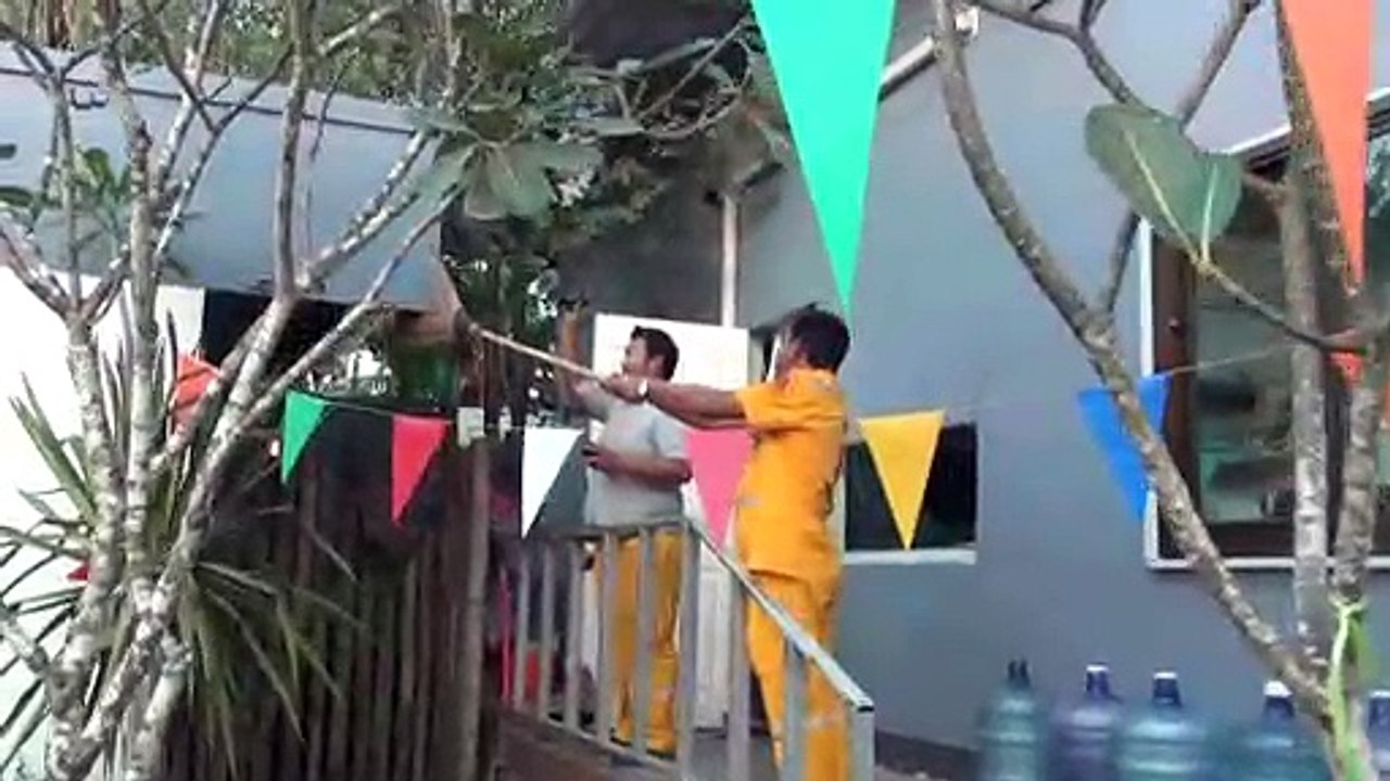 Rat Snake Caught In Drain Pipe in Thailand