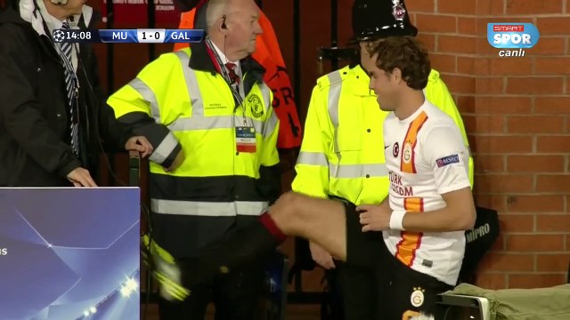 Manchester United 1 - 0 Galatasaray Şampiyonlar Ligi İlk yarı