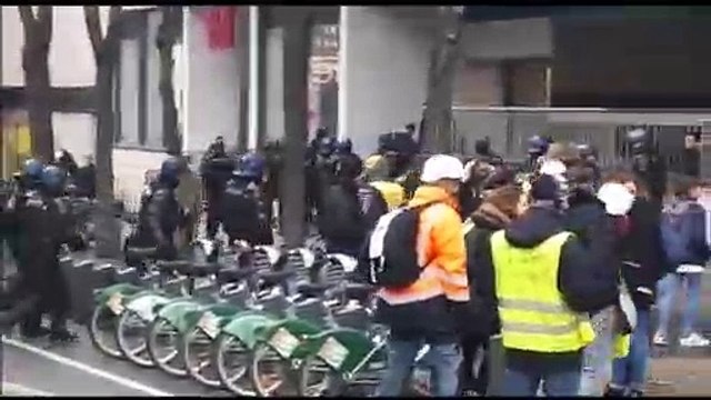 Gilets jaunes à Nancy : les interventions des forces de l'ordre s'enchaînent