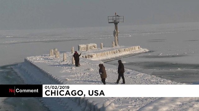 Vague de froid : les paysages polaires des Etats-Unis