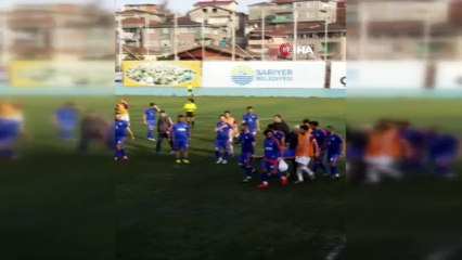 Amatör maçta ambulans krizi