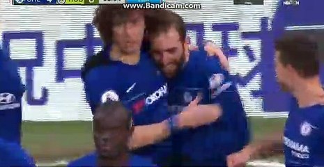 Chelsea - Huddersfield Town 4-0 GOAL HIGUAIN 02-02-2019