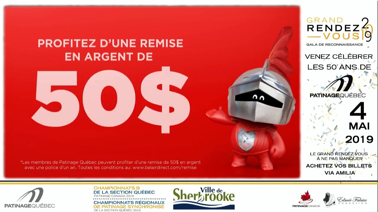 Championnats B de la section Québec - Patinage Canada 2019 / Sans Limites moins de 8 ans Dames