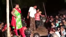 village dance and great fun! Boy and girl showing their moves!