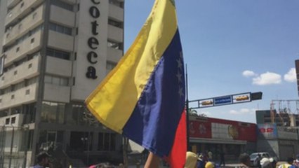 Oposición venezolana protesta en apoyo a Juan Guaidó