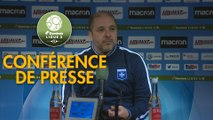 Conférence de presse AJ Auxerre - Red Star  FC (0-0) : Pablo  CORREA (AJA) - Faruk HADZIBEGIC (RED) - 2018/2019