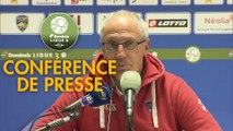Conférence de presse FC Sochaux-Montbéliard - Clermont Foot (2-1) : Omar DAF (FCSM) - Pascal GASTIEN (CF63) - 2018/2019