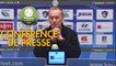 Conférence de presse Havre AC - Stade Brestois 29 (1-1) : Oswald TANCHOT (HAC) - Jean-Marc FURLAN (BREST) - 2018/2019