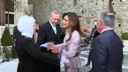 下载视频: Cumhurbaşkanı Erdoğan, Ürdün Kralı 2. Abdullah ile bir araya geldi