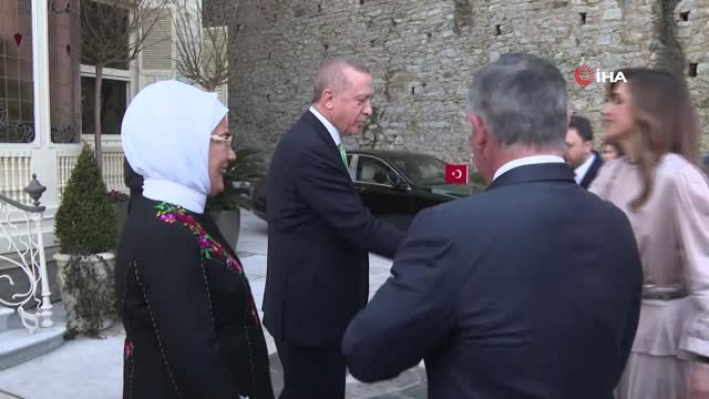 Cumhurbaşkanı Erdoğan, Ürdün Kralı 2. Abdullah ile Bir Araya Geldi