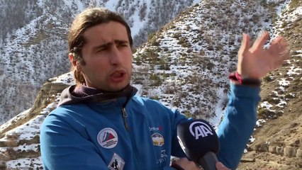 Dünyaca ünlü dağcılar 'sakin kent'teki buz tırmanışını sevdi - ERZURUM