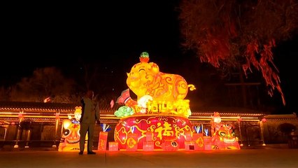 Предновогодний праздник огней в провинции Шаньси