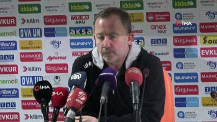 Sergen Yalçın: ”İyi bir oyun oldu”