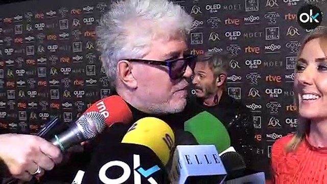 Pedro Almodóvar en la alfombra roja de los Premios Goya 2019