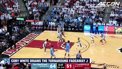UNC's Coby White Drains Turnaround Fadeaway Jumper