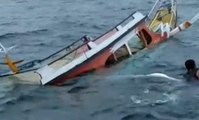 Perahu Terbalik di Perairan Gili Poh, 5 Turis Asing Diselamatkan