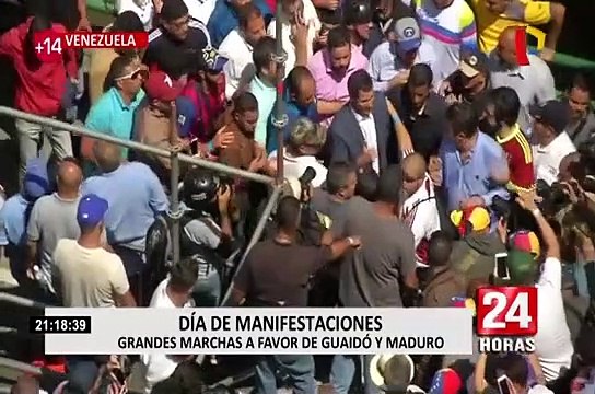 Venezuela: Juan Guaidó encabezó multitudinaria marcha contra Maduro