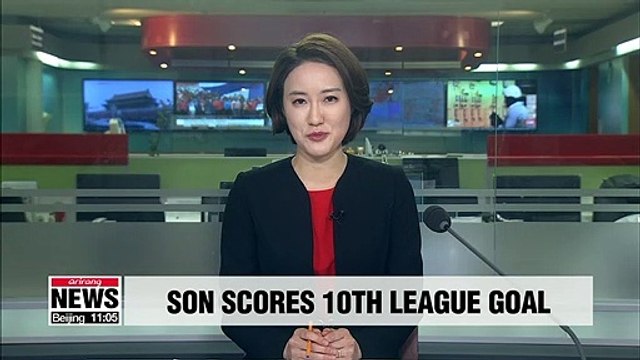 Son Heung-min scores in 2nd straight match; 10 league goals this season