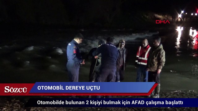 Çanakkale’de otomobil dereye uçtu